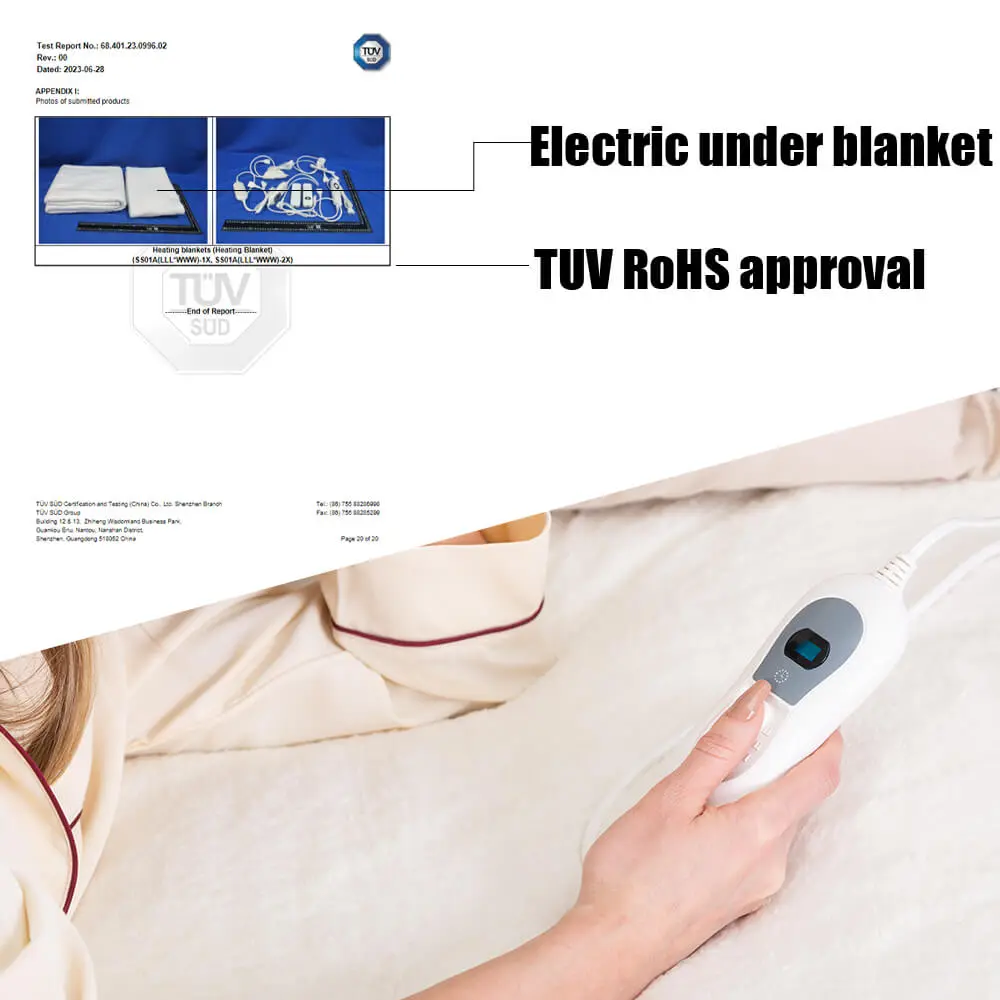 Details of Double Bed Electric Underblankets Details of Double Bed Electric Underblankets