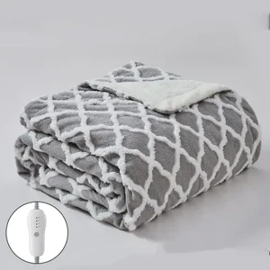 Yksinkertainen sänky Pestävä Sähkö yli peit